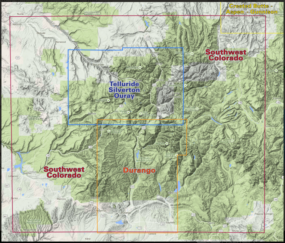 Latitude 40 Map Southwest Trails 7th Edition Dolores Outfitters